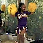 Pic of Ebony cheerleader makes sex sacrifice for the team