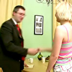 Pic of Tricky Old Teacher Dirty old fart screwing beautiful and horny blonde teen