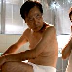Pic of Yuu Kawakami Asian milf is bathing dirty old man at JpMilfs.com