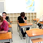 Pic of Teens from Tokyo - Japanese teen having fun with her male classmates!