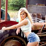Pic of Jess Davies In Jean Shorts