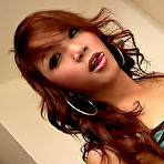 Pic of Asian tranny Alicia blows a load after wild dances