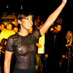 Pic of Kelly Rowland shows boobs through transperent top in Pure Night Club