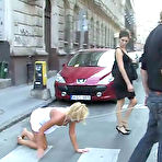 Pic of Public Disgrace Flash Porn GalleryScorching hot European babe gets tied up and fucked in public