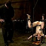 Pic of SexPreviews - Sophie Monroe box bound in a bdsm dungeon with spanking master