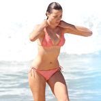 Pic of Demi Harman in bikini on a beach in Sydney