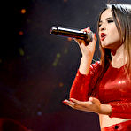 Pic of Becky G sexy performs red dressed