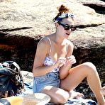 Pic of Demi Harman seen at a beach in Sydney