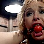Pic of SexPreviews - Carmen Caliente bound blonde in bdsm sex training fucked in mouth and pussy