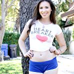 Pic of Casey Calvert gets her ass banged outside by the pool (BangBros - 16 Pictures)
