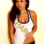 Pic of Justene Jaro: Dawn Jaro teases in her Chargers tank top | Web Starlets