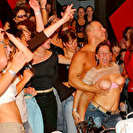 Pic of PARTY HARDCORE :: Pretty housewives give awesome blowjob on the party