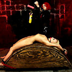 Pic of SexPreviews - Mallory Rae blonde babe is bound by latex dominatrix Soma