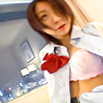 Pic of Asian schoolgirl, Wakana, fucking on cam 