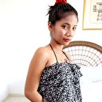 Pic of Pinay with big brown nipples poses for pussy hounds camera