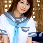Pic of Misaki Nito Asian in sailor gal blouse shows hot butt in panty