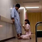 Pic of Yuma Asami Asian nurse kneels in front of :: Idols69.com