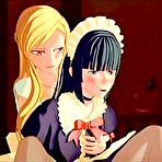 Pic of Hentai mistress seduces young maid - 3dhentaivideo.com