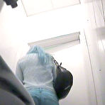Pic of Chicks gushing slits filmed by spy cam in toilet