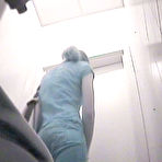 Pic of Sporty chick with hot ass takes a leak on spy cam