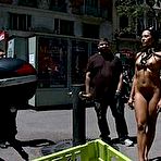 Pic of SexPreviews - Lara Tinelli paraded naked through the streets and public fucked in bondage