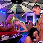 Pic of PARTY HARDCORE :: Pretty cuties get gaped by big guys at strange hardcore party