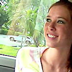 Pic of Brooke Skye :: Naughty amateur teen Brooke Skye masturbating inside her car