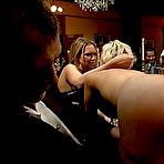 Pic of SexPreviews - Chloe Camilla bound blonde services all the guests of a bdsm dinner part