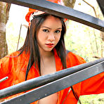 Pic of Fabulous Asia Teen Strips Off Her Orange Construction Uniform