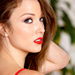 Pic of Malena Morgan Wishes You a Happy Holidays in Merry Lingerie