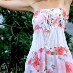 Pic of Rachel Blau Petite Blonde Bares Natural Beauty Outdoors