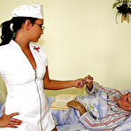Pic of OldFartsYoungTarts - Handjob from the hottest nurse
  