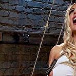 Pic of SexPreviews - Angel Allwood big tits blonde is rope bound and made to suck dick
