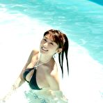 Pic of Tiny busty asian Mikie Hara posing in bikini