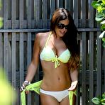 Pic of Claudia Romani cleavage in bikini