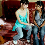 Pic of Amateur interracial lesbians AmyChi and Zasha - Girls Out West