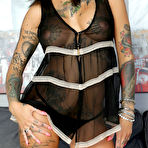 Pic of Bonnie Rotten Busty Inked Beauty Loses Babydoll Lingerie