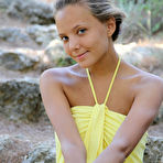 Pic of Mango A: Plenumita by Vlad Kleverov - With her charming, youthful allure, tanned complexion, beautiful firm breasts with puffy nipples, Mango's natural beauty stands out on a rocky location. @ Ideal Teens Gallery