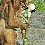 Pic of 3D sexy teen elf stroking and sucking ridiculously huge troll schlong at Hd3dMonsterSex.com