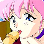 Pic of TITANIME.COM PRESENTS : Busty hentai sucking a dick and poking hard from behind 