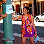 Pic of Monica Sanchez in Flyer To The Moon video - 8th Street Latinas | Reality Kings