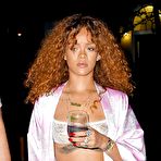 Pic of Rihanna in see through bra in New York