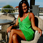 Pic of MILF in pantyhose  is sexy in the sun brought by Dawn Desire