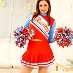 Pic of Only Tease's Nikki F in a sexy cheerleader uniform | Only Tease Fan