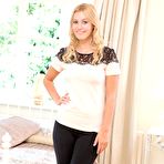 Pic of Hot blonde Summer in tights and stockings | Only Tease Fan