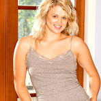 Pic of Gorgeous blonde teen Heather Starlet is playing with her panty up a tiny skirt