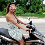 Pic of :: Asian Sex Diary :: Crazy & sexy girl riding bike later rides white cock in hotel