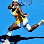 Pic of Serena Williams at Australian Open 2010 courts in Melburn