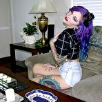 Pic of Nude Tattooed Punk Rock Babe - Kandie Model From Trueamateurmodels.com