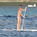 Pic of Pippa Middleton paddle boarding in bikini